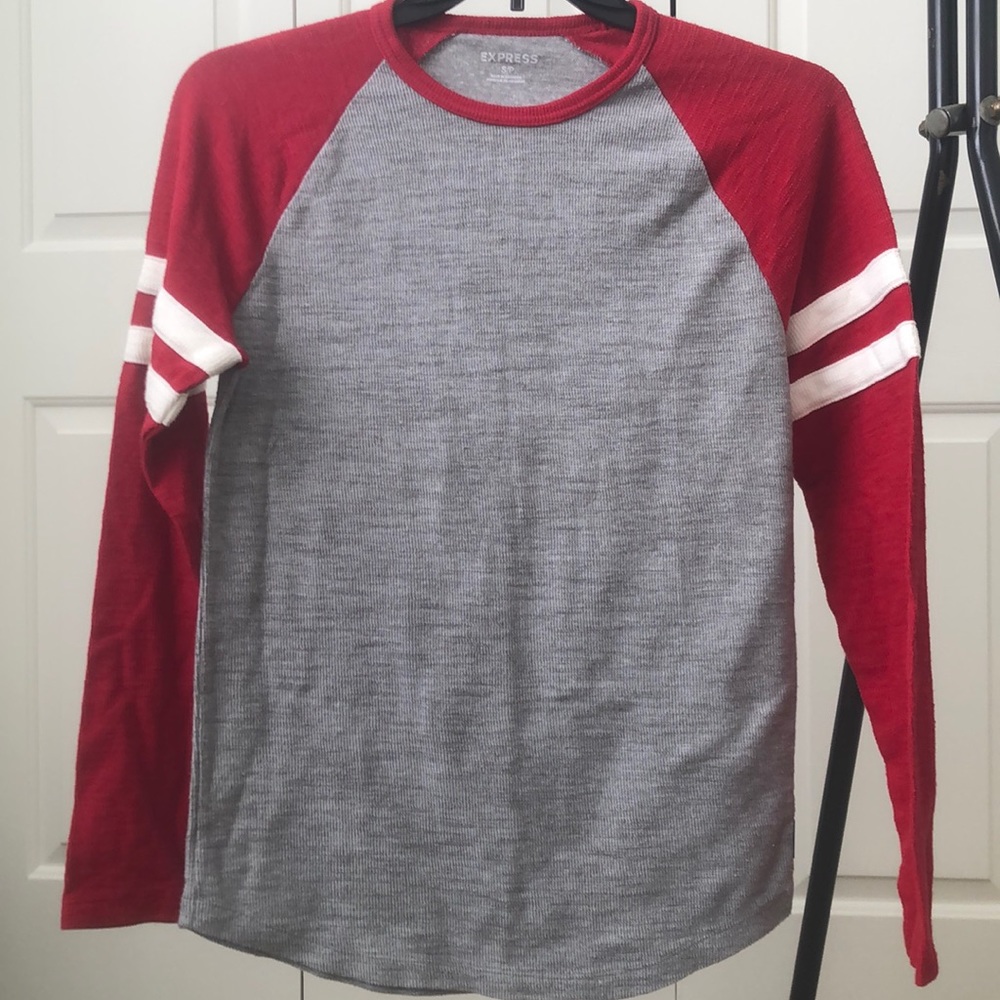 Red and Gray Baseball Thermal